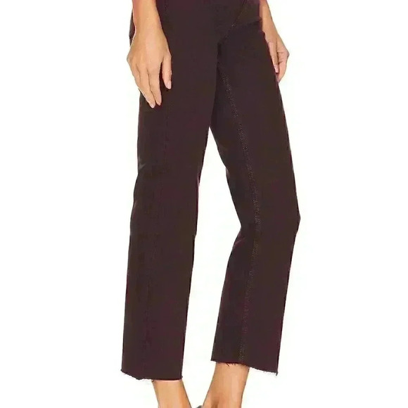 NEW Re/Done Jeans 70s Ultra High Rise Stove Pipe Washed Plum - Picture 3 of 13